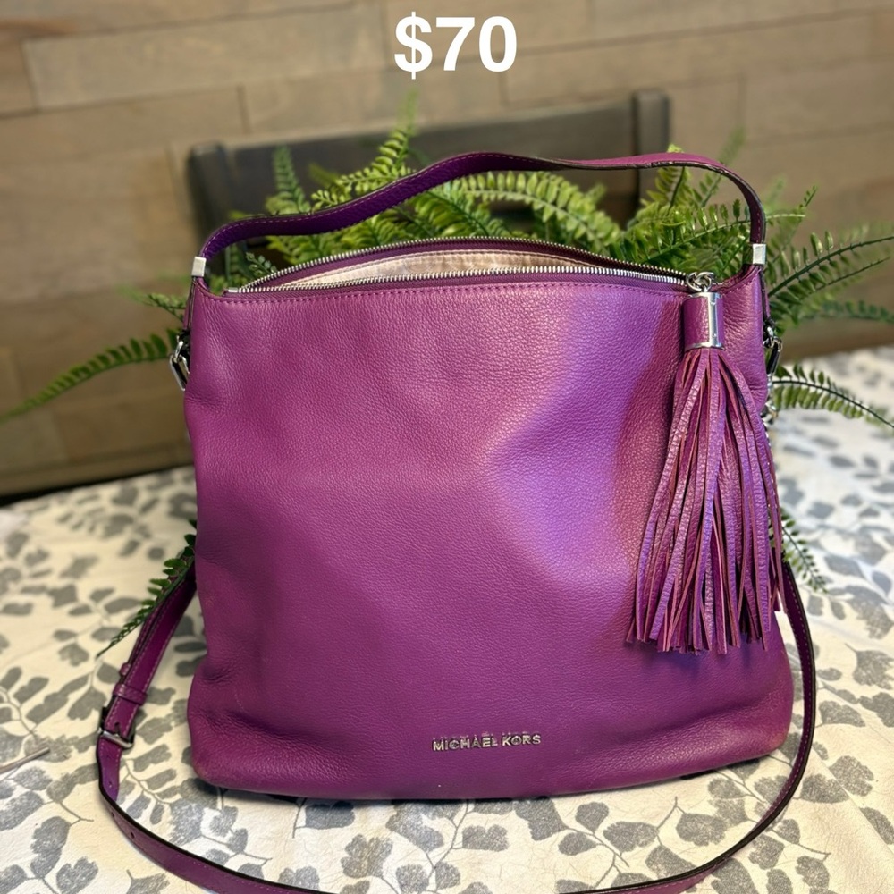 Michael Kors Vibrant Purple Shoulder Bag
